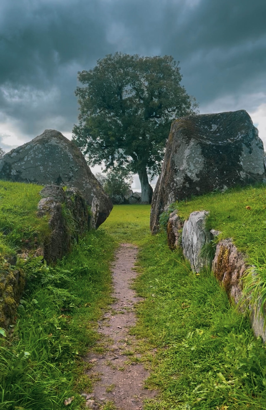 Entrance to the Grange Stone CIrcle - County Limerick, Lough Gur complex